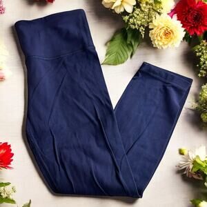 Athleta Elation Navy Blue Size Small Capri Cropped Athletic Leggings Soft